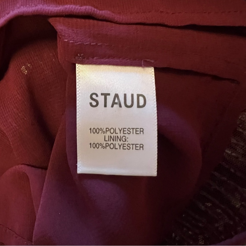 STAUD Sequin Mini Dress sz 10 - Picture 11 of 16